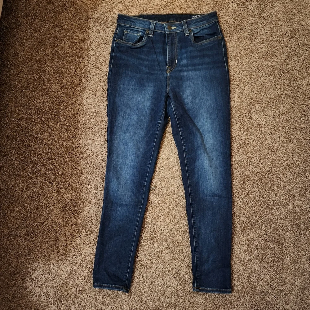 Buffalo Jeans Skylar Skinny High-Rise Blue Dark Wash 29 - Picture 4 of 9